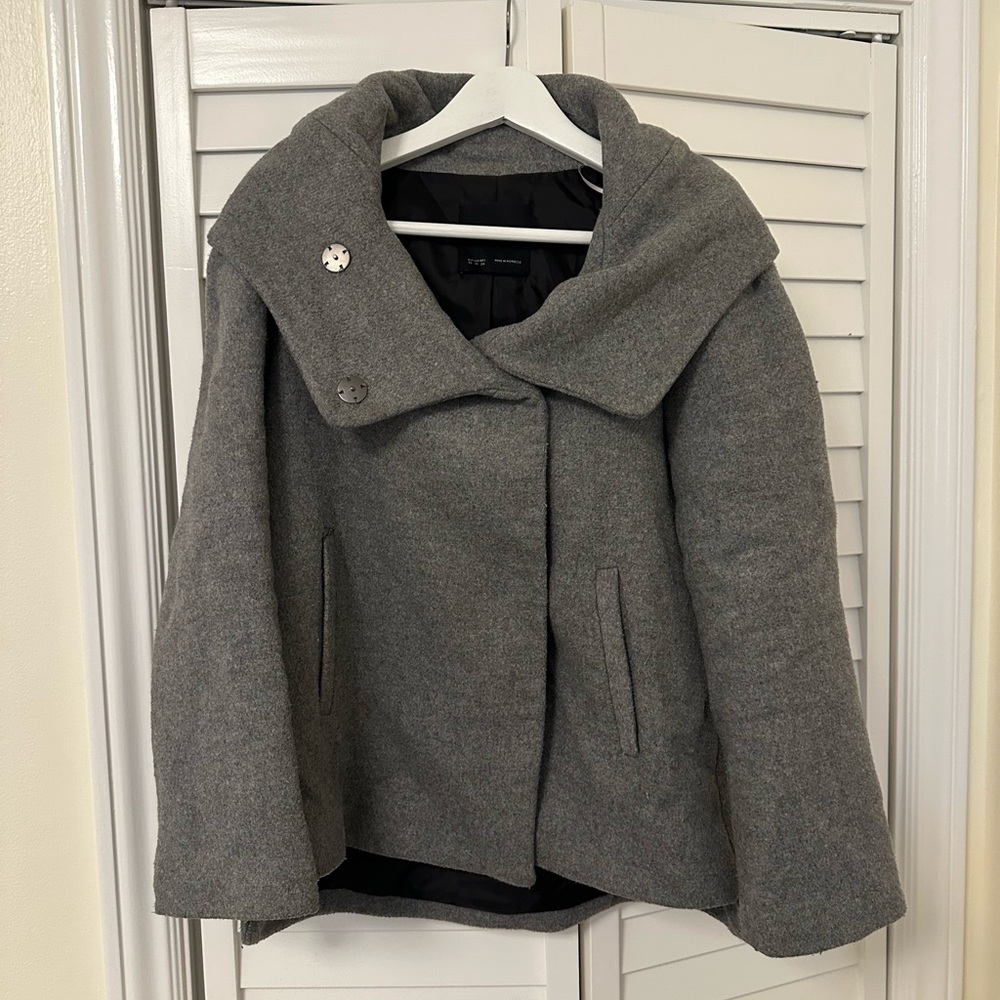 Zara Gray Women's Pea Coat